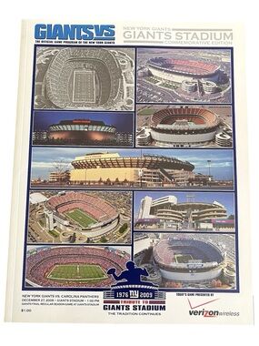 New York Giants Commemorative Edition Tribute Sports Memorabilia Magazine 2009